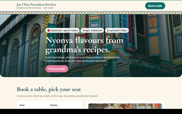 Joo Chiat Peranakan Kitchen